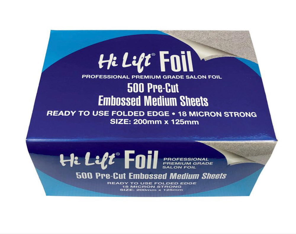Hi Lift Foil 500 Pre Cut Sheets - Medium - 18 Micron Silver