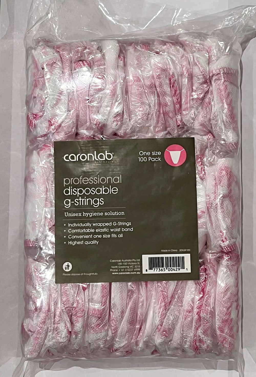 Caronlab Disposable G-String 100pk