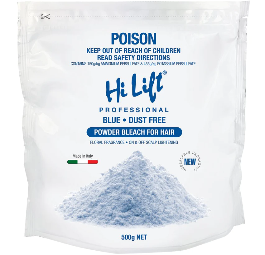 Hi Lift Bleach Blue Refill 500g Resealable Bag