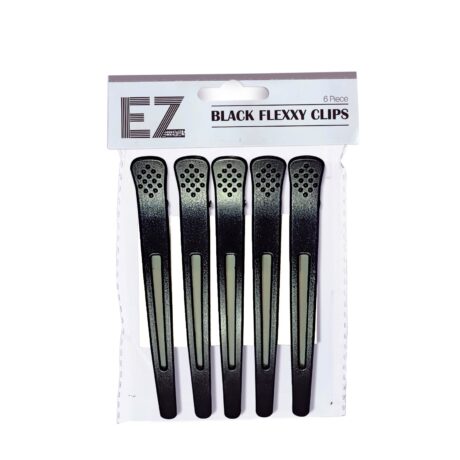EZ Essentials flexxy clip 6pk black