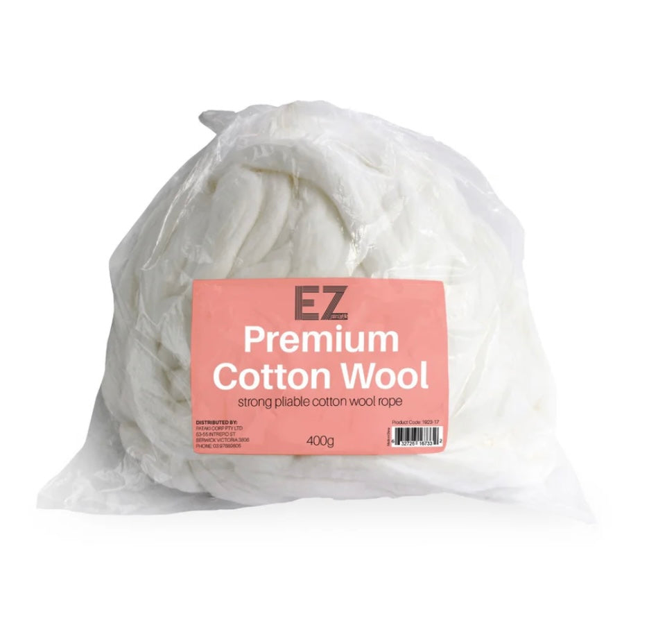 EZ Essentials Cotton Wool Rope 400 grams