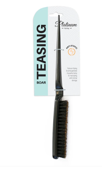 Platinum Styling Boar Bristle Teasing Brush