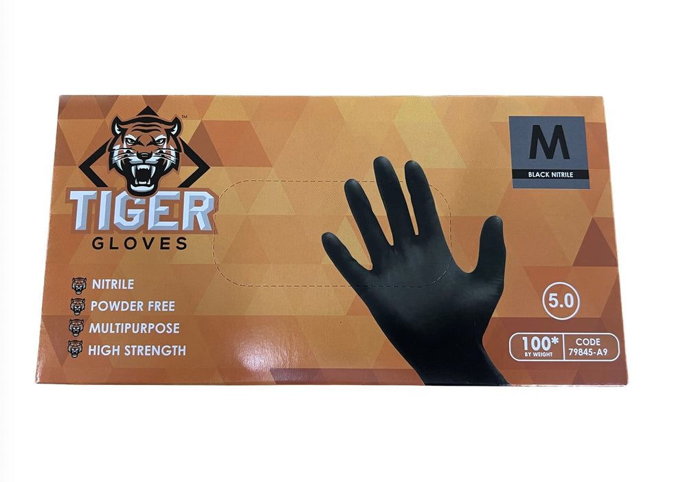 
                  
                    Tiger Black Nitrile Gloves
                  
                