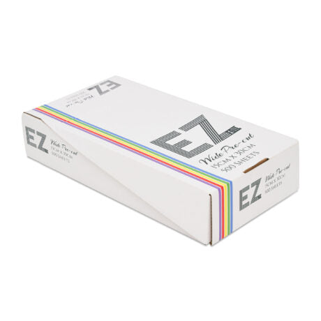 EZ wide silver flat pack foil (500 SHEETS – 15CM X 30CM)