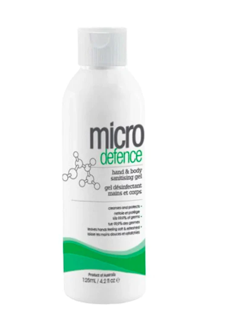 Micro defence hand & body sanitising gel 125ml