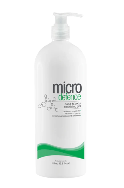 Micro defence hand & body sanitising gel 1L