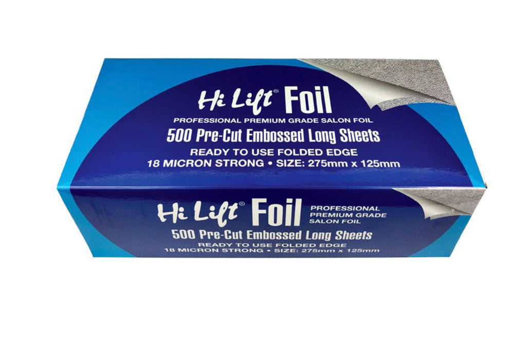 Hi Lift Foil 500 Pre Cut Sheets - Long - 18 Micron Silver