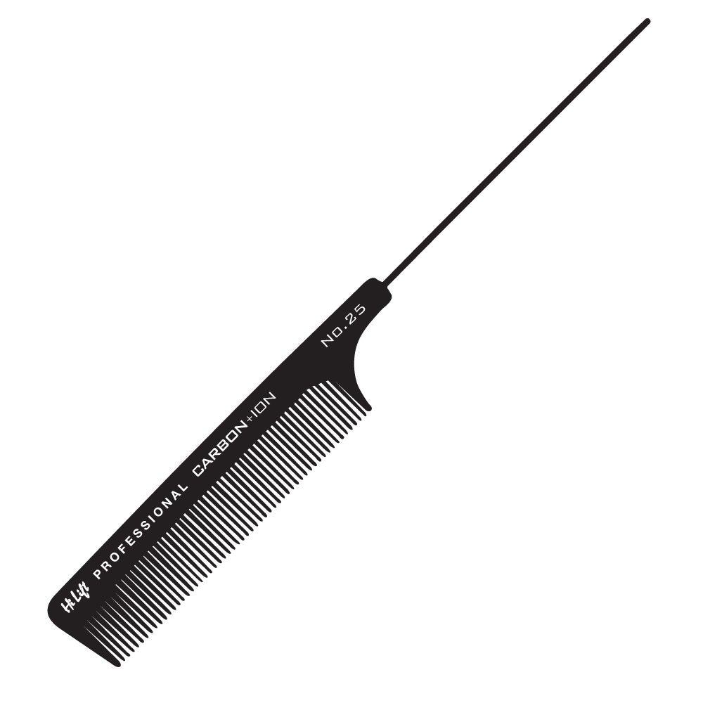 Hi Lift Carbon + Ion Metal Tail Comb - #25 – Peachers Salon Supplies ...