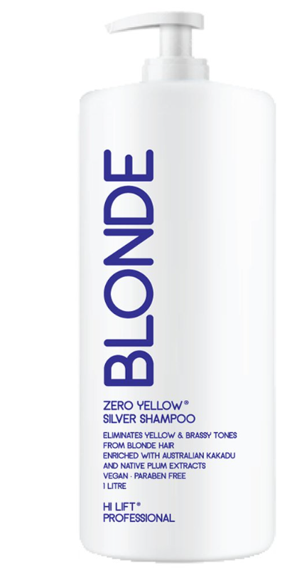 Hi Lift Blonde Zero Yellow Silver Shampoo 1L