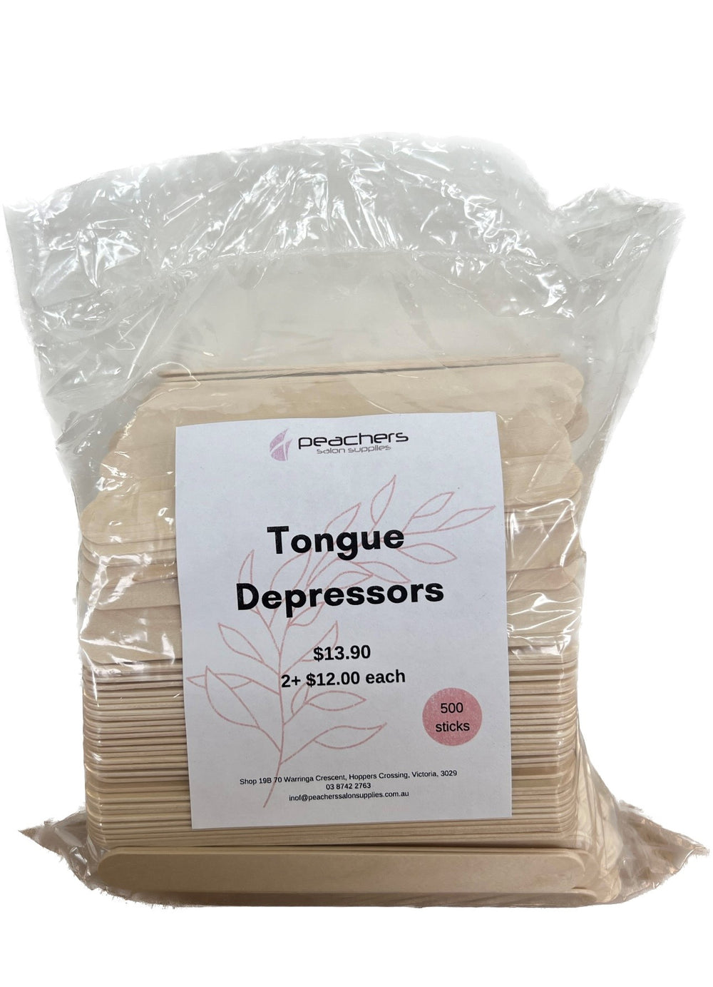 Peachers Tongue Depressors 500pk